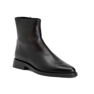 JACK ERWIN Black Made In Portugal Leather Lola Booties